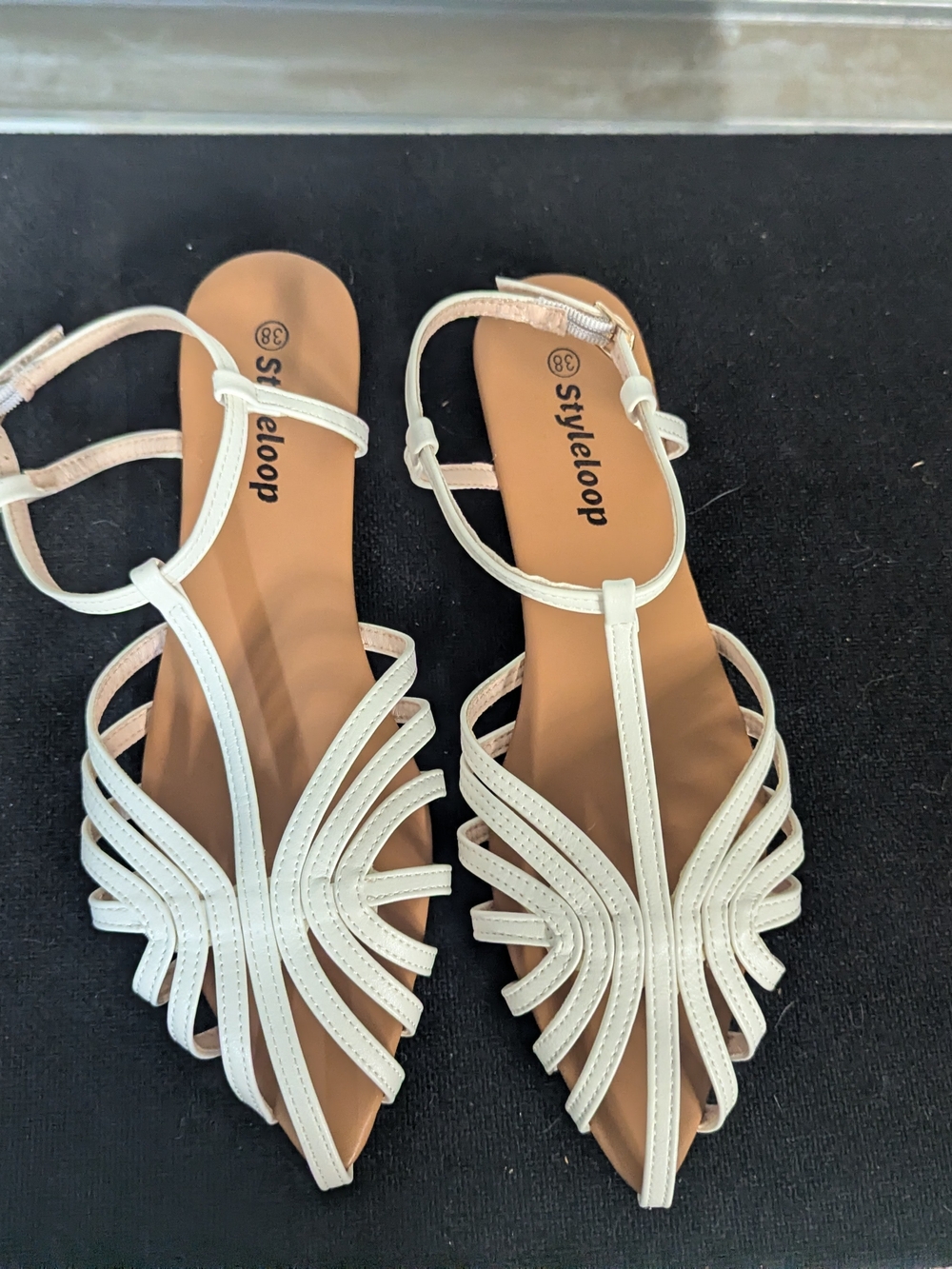 White Strappy Women's Pointed Sandals